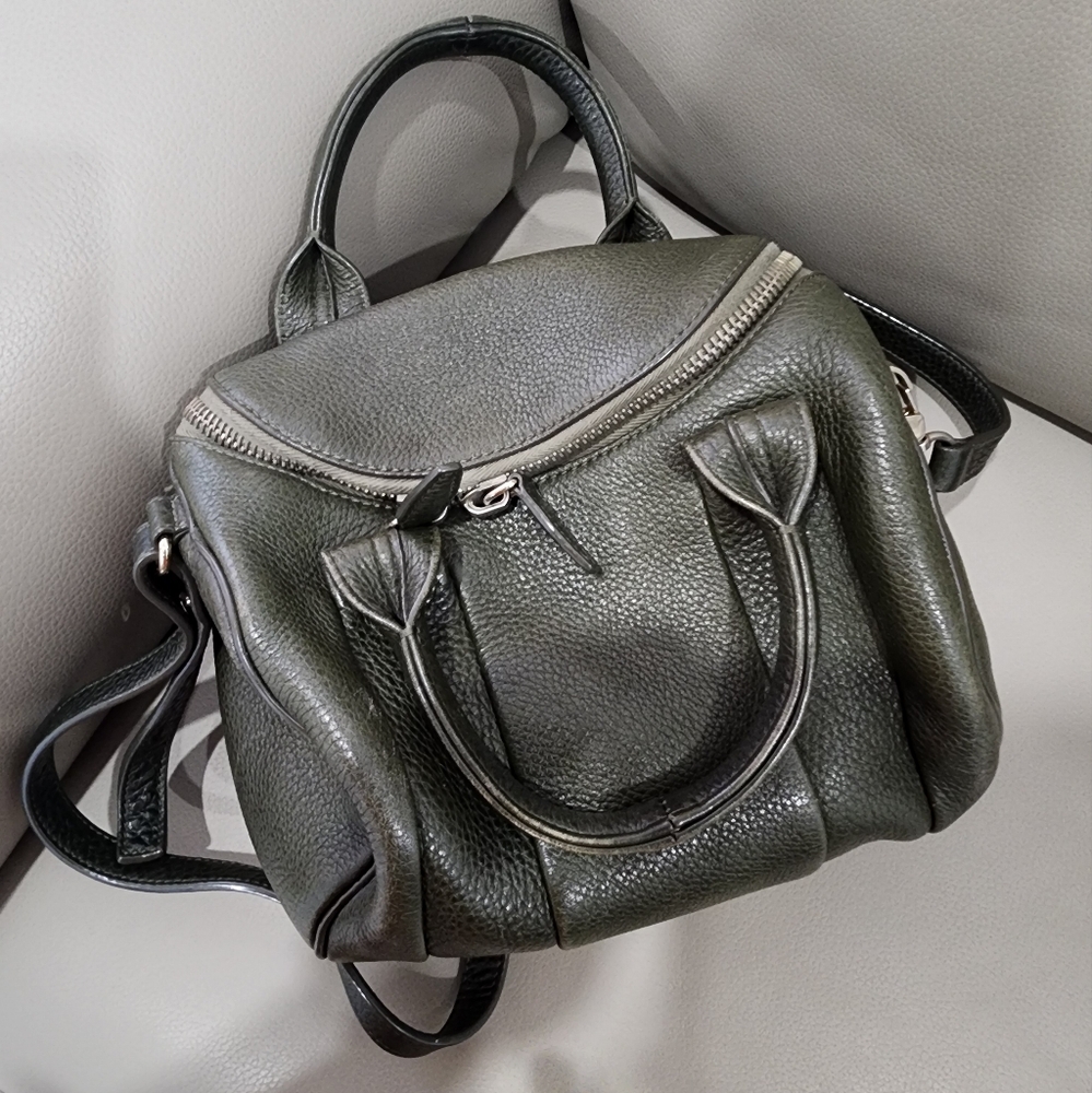 Authentic Alexander Wang rockie bag olive green